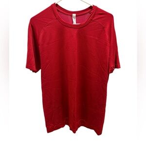 lululemon athletica Vibrant Red Short Sleeve Tee Men’s